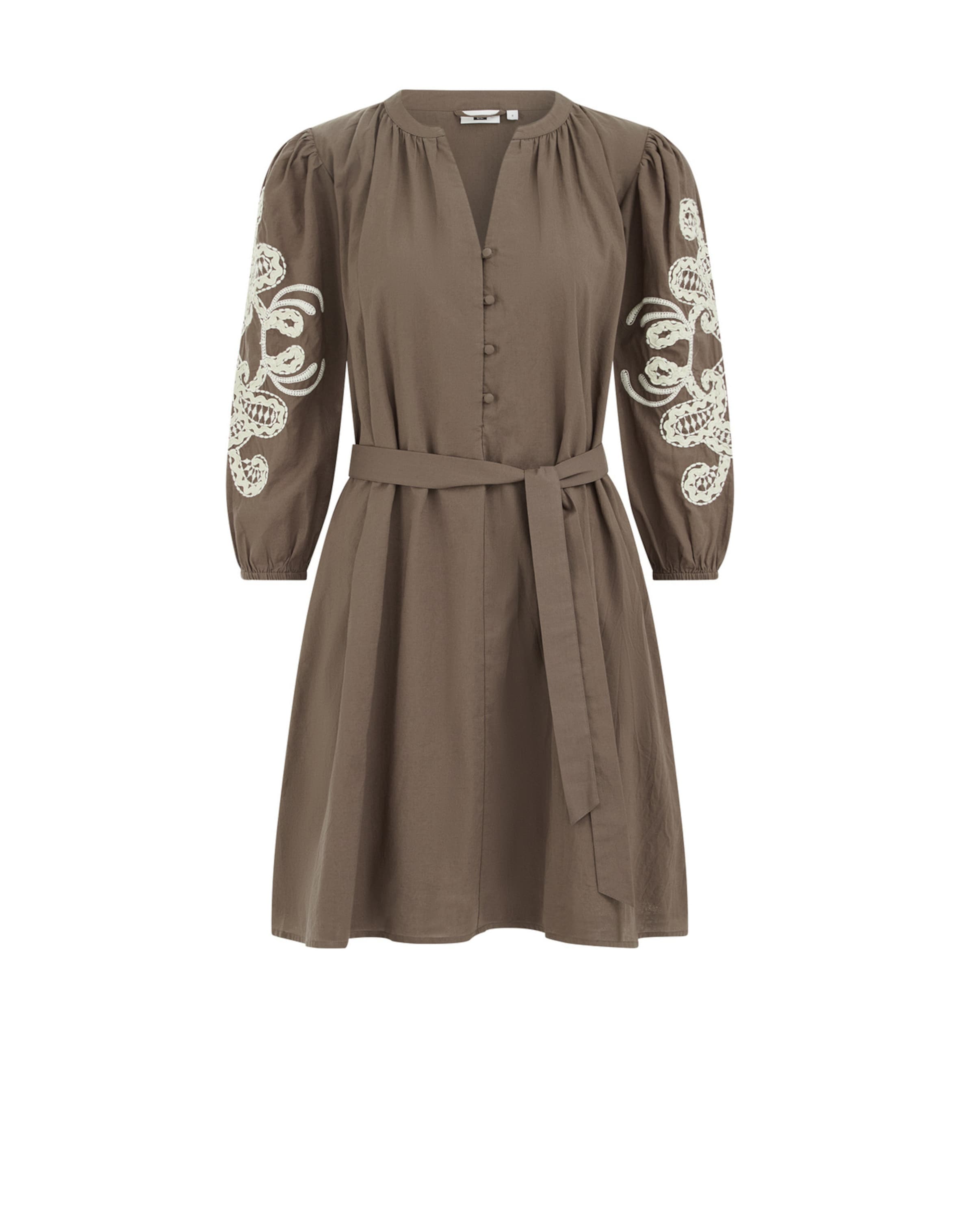 WE Fashion Dress in Green: front