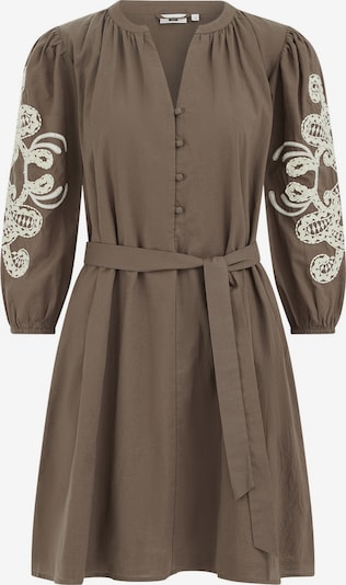 WE Fashion Šaty - olivová / biela, Produkt