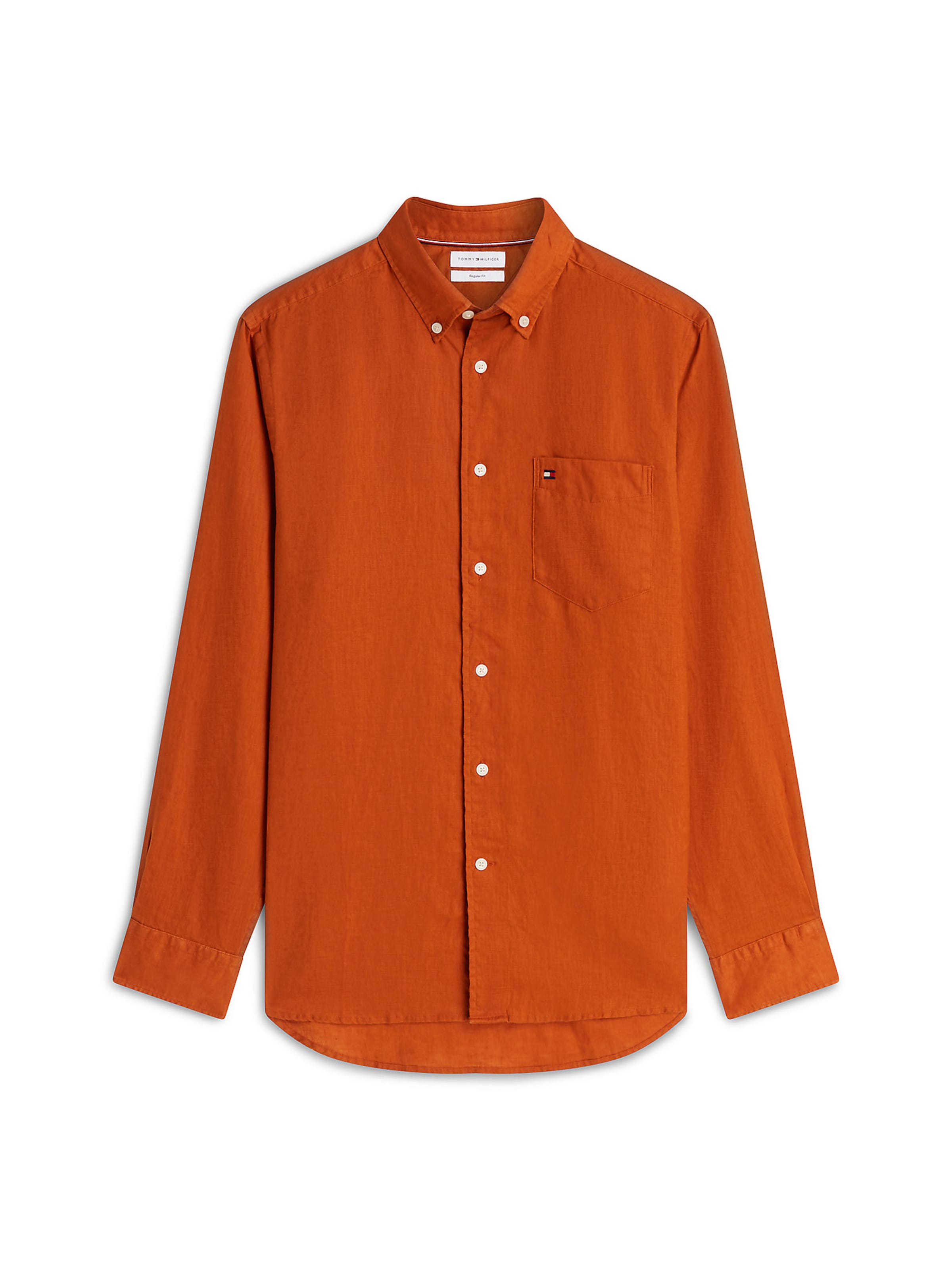TOMMY HILFIGER Hemd in Orange: Vorderseite