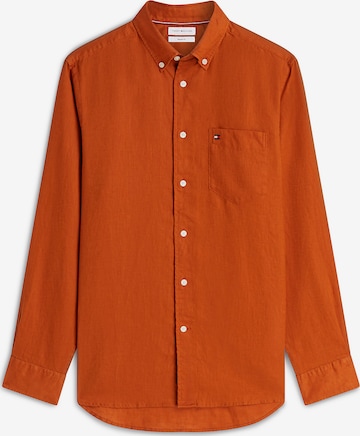 Chemise TOMMY HILFIGER en orange : devant
