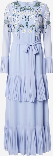Frock and Frill Evening dress in Green / Emerald / Light purple / White, Item view