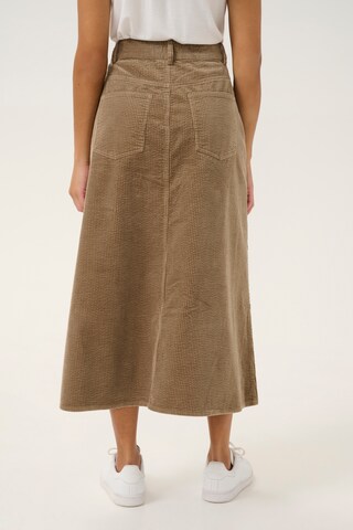 CULTURE Rok 'Klay' in Beige