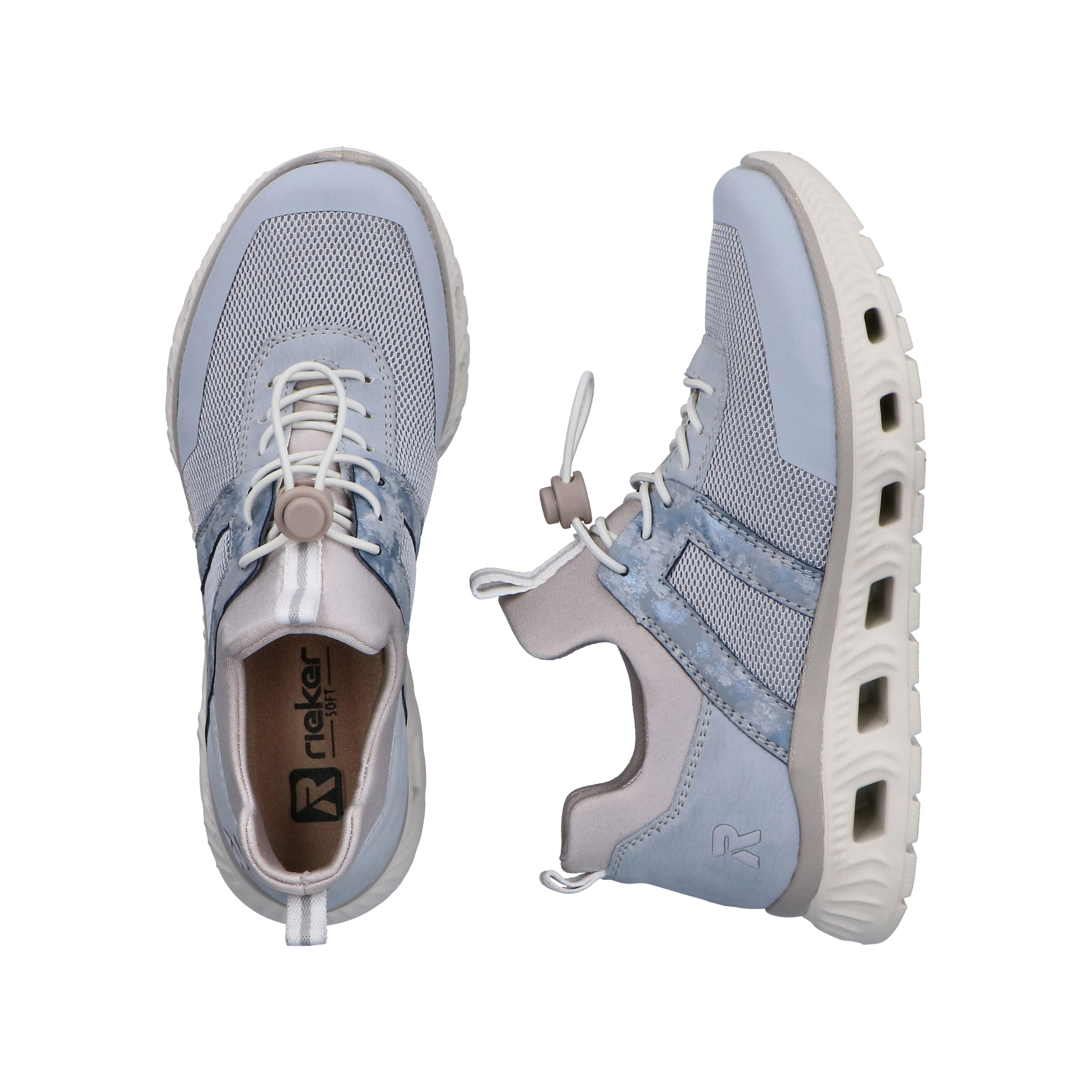 Rieker Sport Platform trainers in Blue