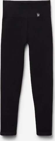 CALZEDONIA Athletic Pants in Black: front