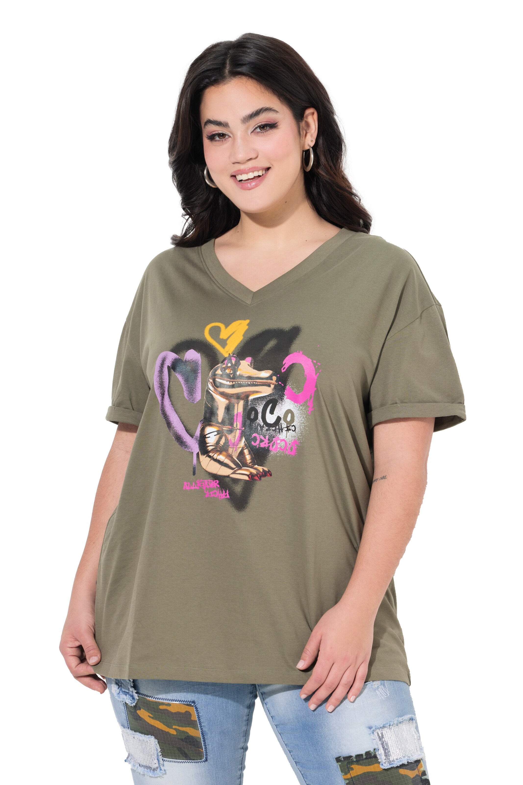 Angel of Style Shirt in Groen: voorkant