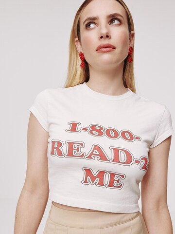 Daahls by Emma Roberts exclusively for ABOUT YOU T-Shirt 'Cara' in Beige: predná strana