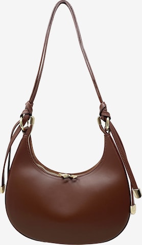 CHICCA BORSE Schoudertas in Bruin: voorkant