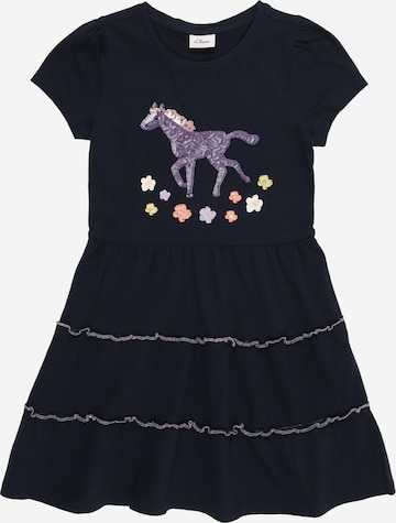 s.Oliver Sukienka w kolorze niebieski: przód