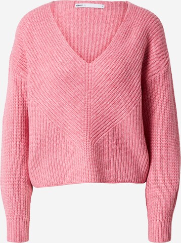 ONLY Sweater 'ALLIE' in Pink: front