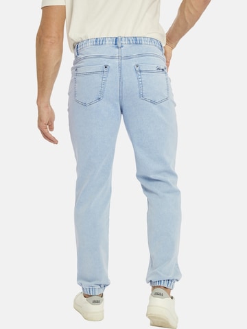 Jan Vanderstorm Loosefit Schlupfjeans ' Haapi ' in Blau