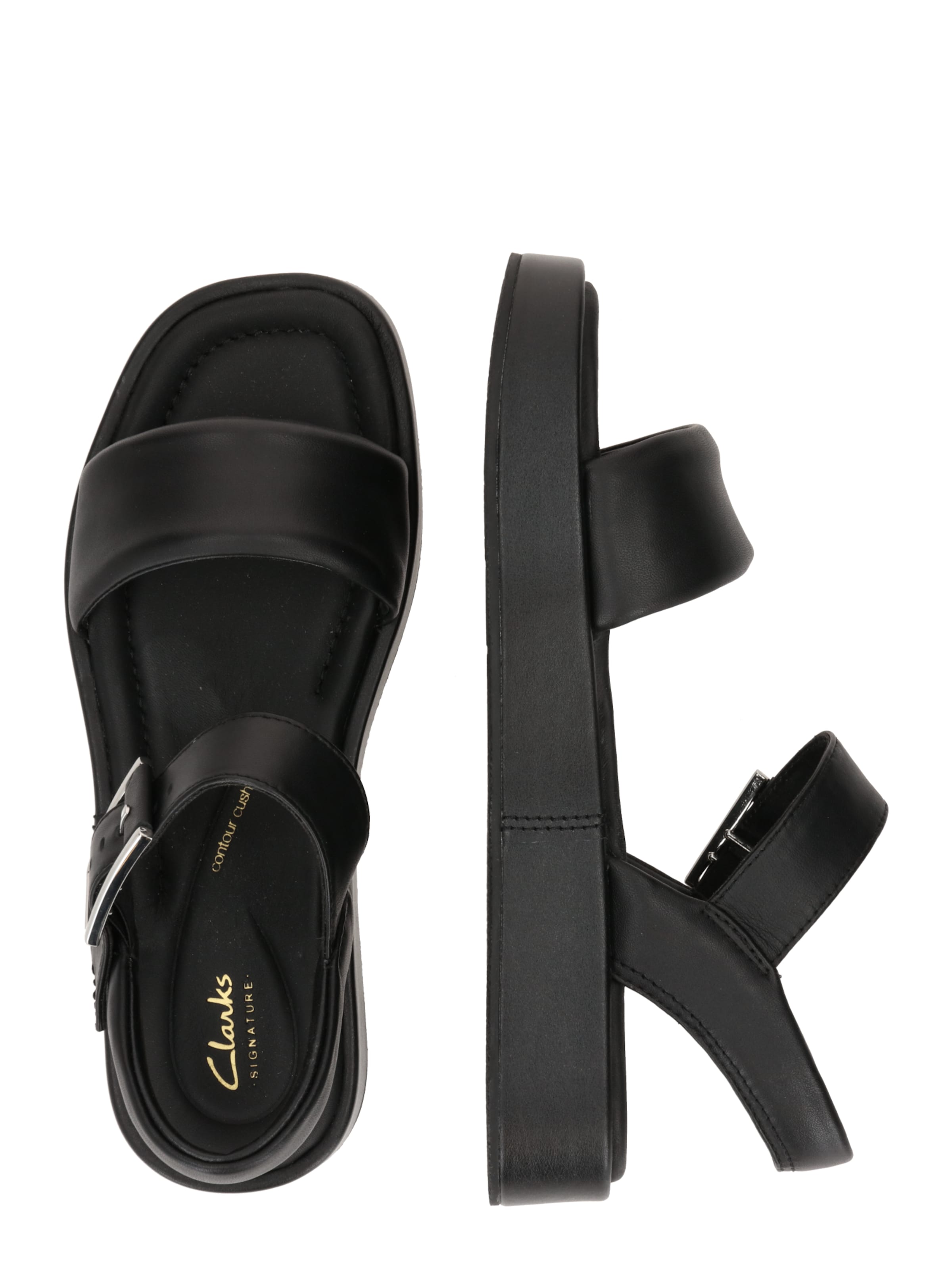 CLARKS Strap sandal 'Alda' in Black