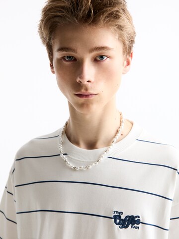 Pull&Bear Tričko – bílá