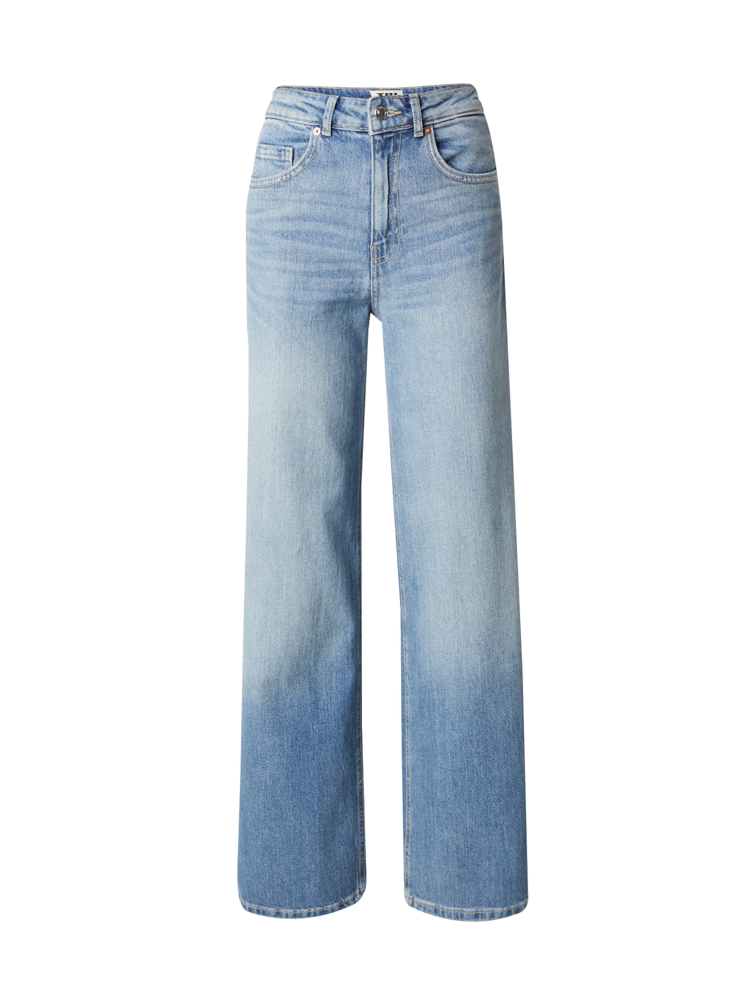 Tally Weijl Wide leg Jeans in Blauw: voorkant