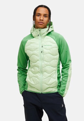 PEAK PERFORMANCE Outdoorjas in Groen: voorkant