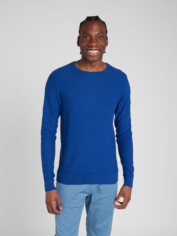 Pull-over BLEND en bleu : devant