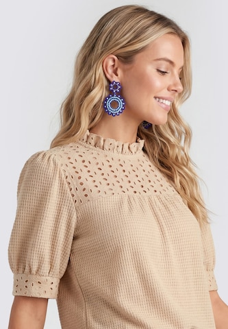 IZIA - Blusa en beige