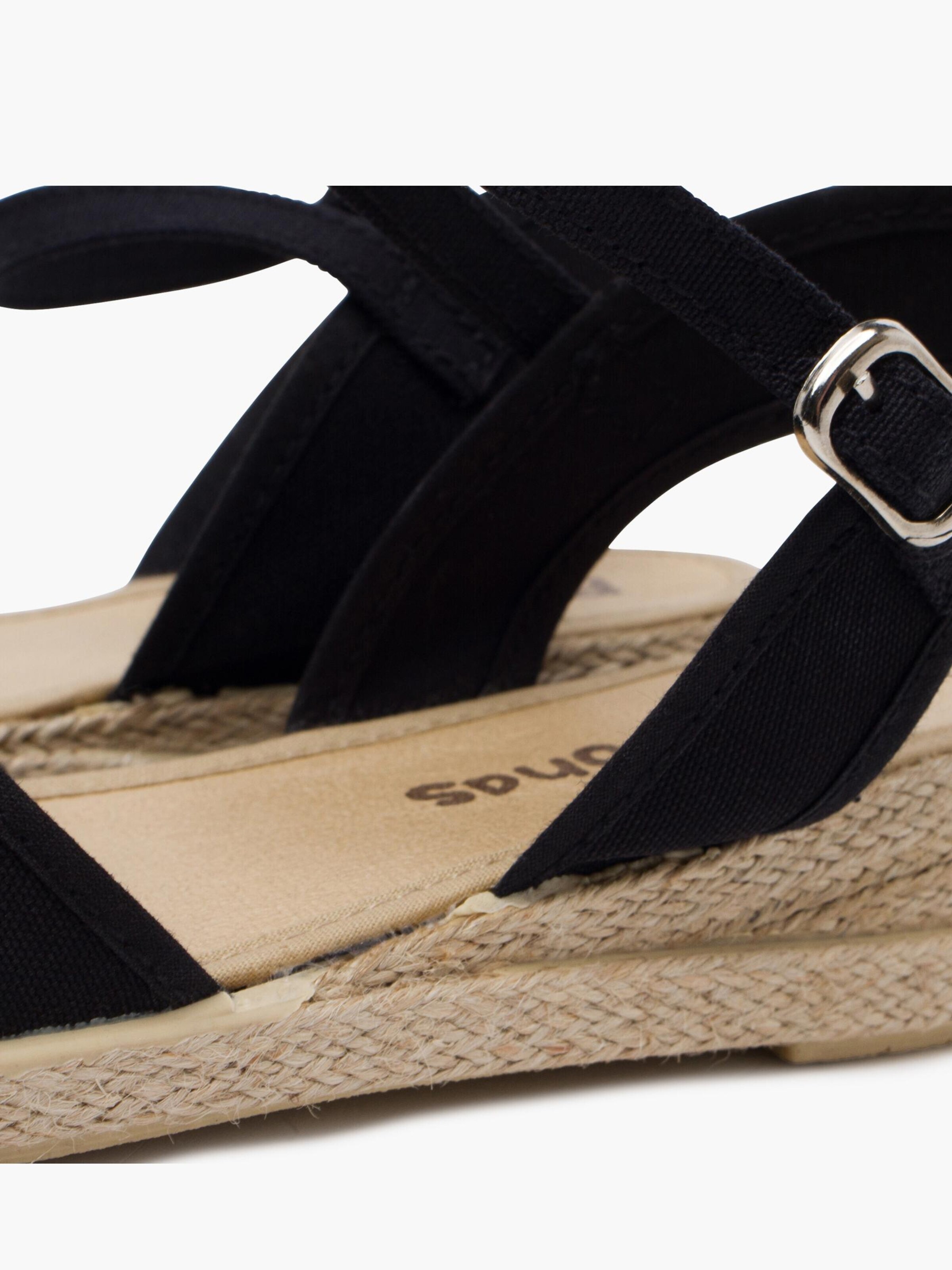 Pisamonas - Sandália em preto