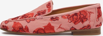 Kazar Slip-ons in Dusky pink / Blood red / Carmine red, Item view