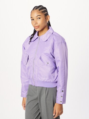 modström Between-Season Jacket 'Colton' in Purple: front