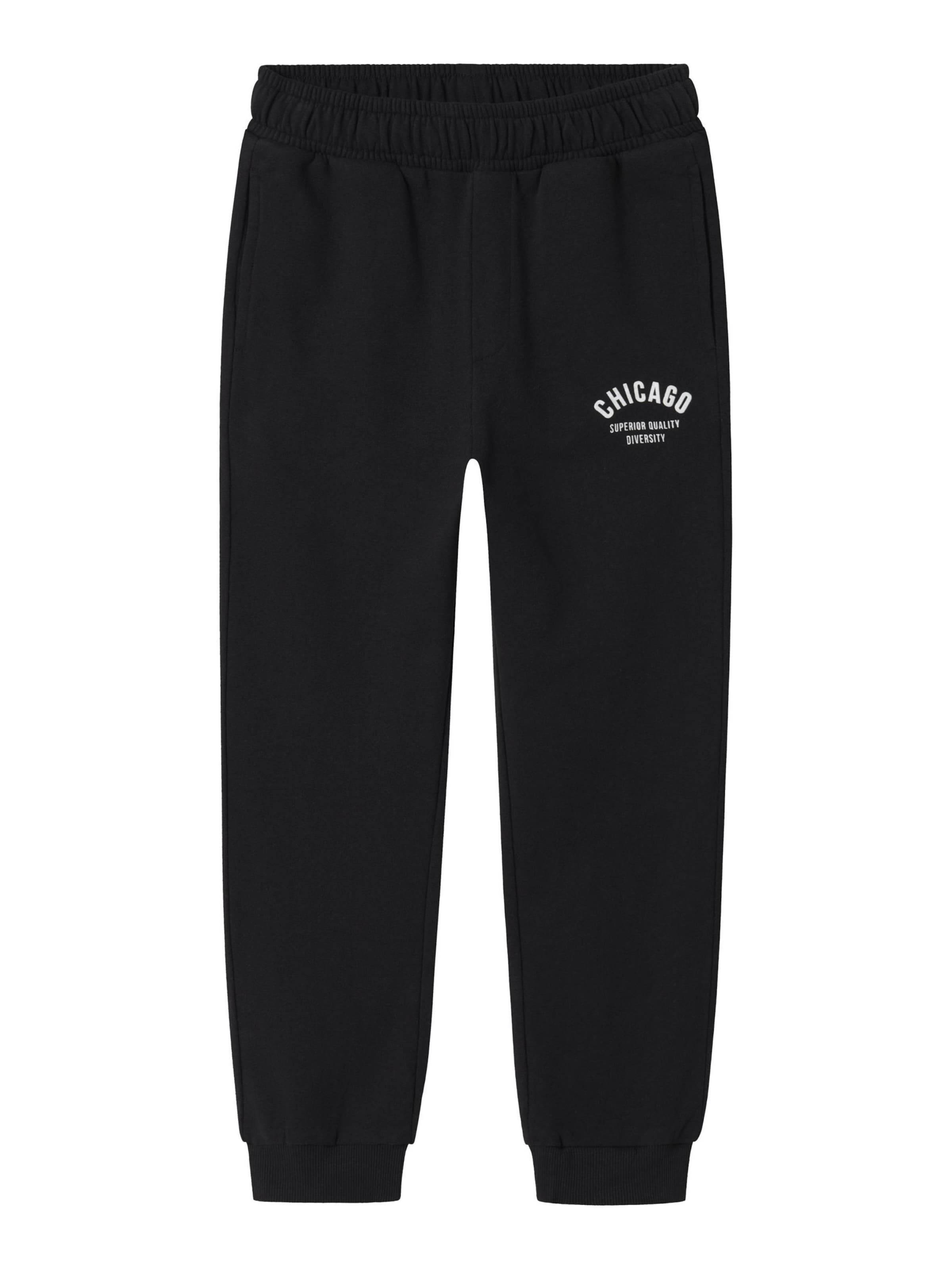 NAME IT Regular Broek in Zwart: voorkant