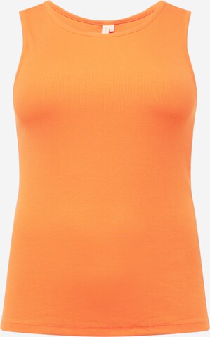 ONLY Carmakoma Top 'KENYA' in Orange: predná strana