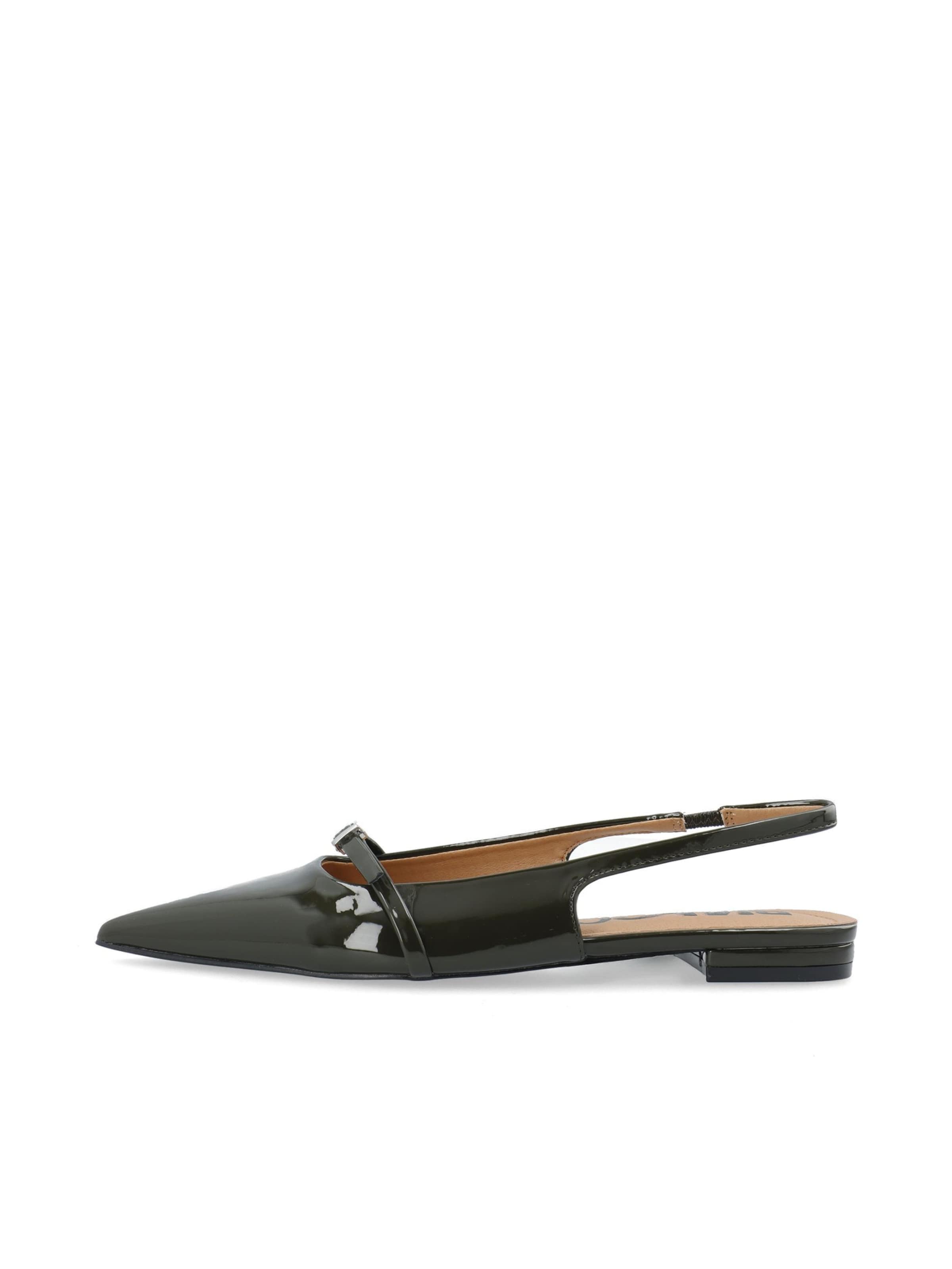 Bianco Pumps  'BARI ' in Grün: Vorderseite