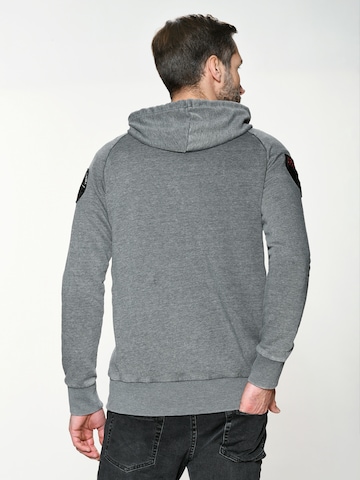 TOP GUN Sweatshirt 'TG20201132' in Grey