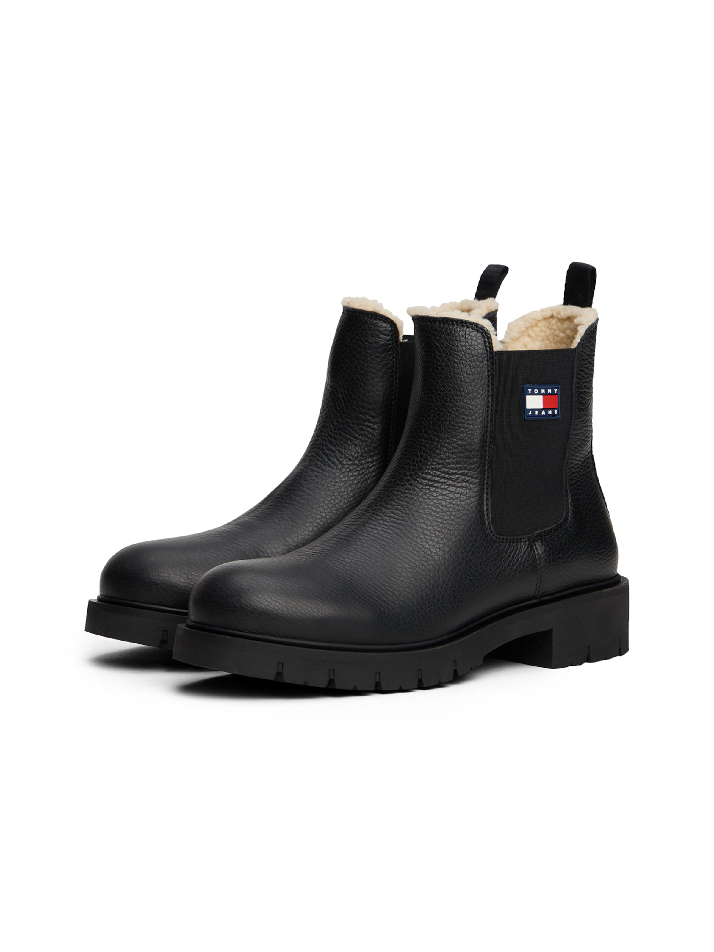 Tommy Jeans Chelsea boots in Black