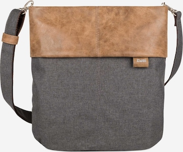 ZWEI Crossbody Bag 'Olli Cycle' in Grey: front