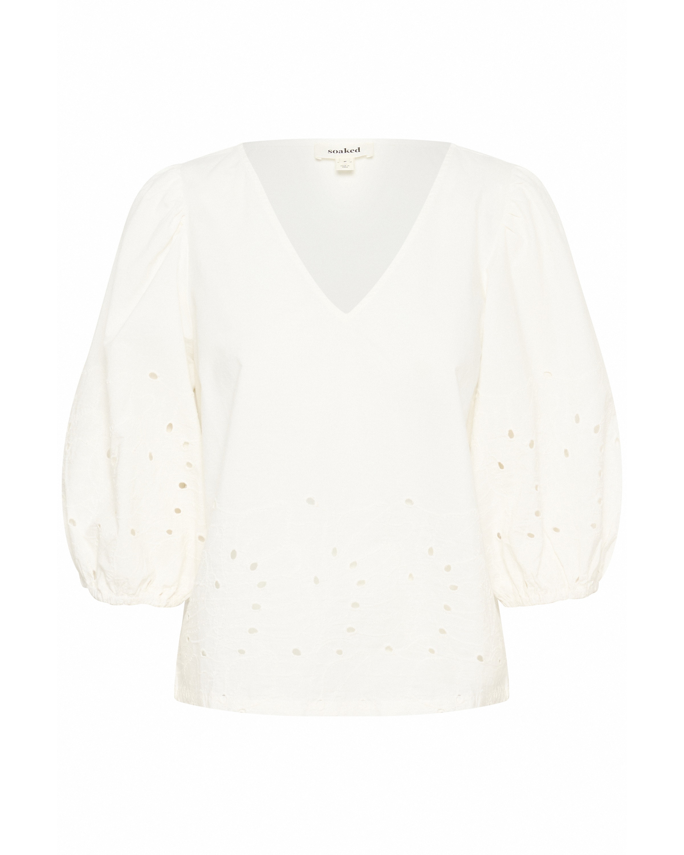 SOAKED IN LUXURY Bluse in Weiß: Vorderseite