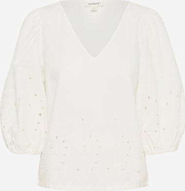 SOAKED IN LUXURY Blouse in White: front