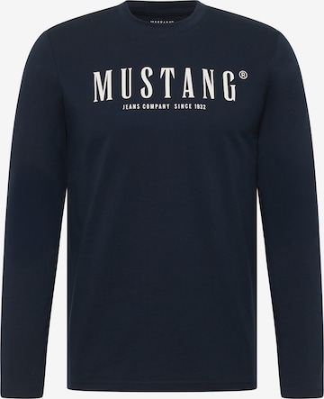 MUSTANG Shirt 'Style Asheville' in Blau: Vorderseite