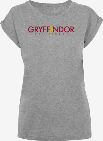F4NT4STIC Shirt 'Harry Potter Gryffindor' in Grey: front