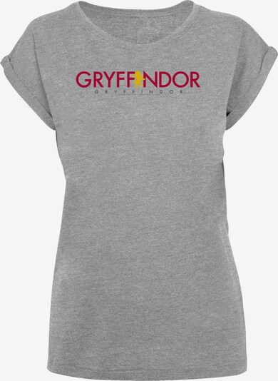 F4NT4STIC T-shirt 'Harry Potter Gryffindor' en gris chiné / orange / magenta, Vue avec produit
