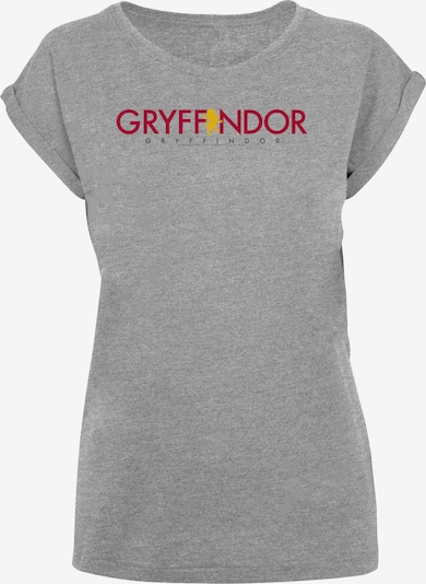 F4NT4STIC Shirt 'Harry Potter Gryffindor' in graumeliert / orange / magenta, Produktansicht