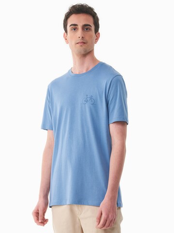 Organication T-Shirt in Blau