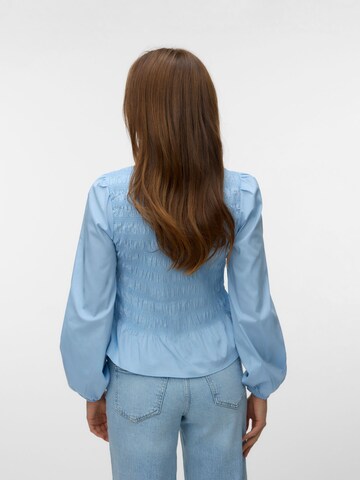 VERO MODA Blouse 'VMFRiba' in Blauw