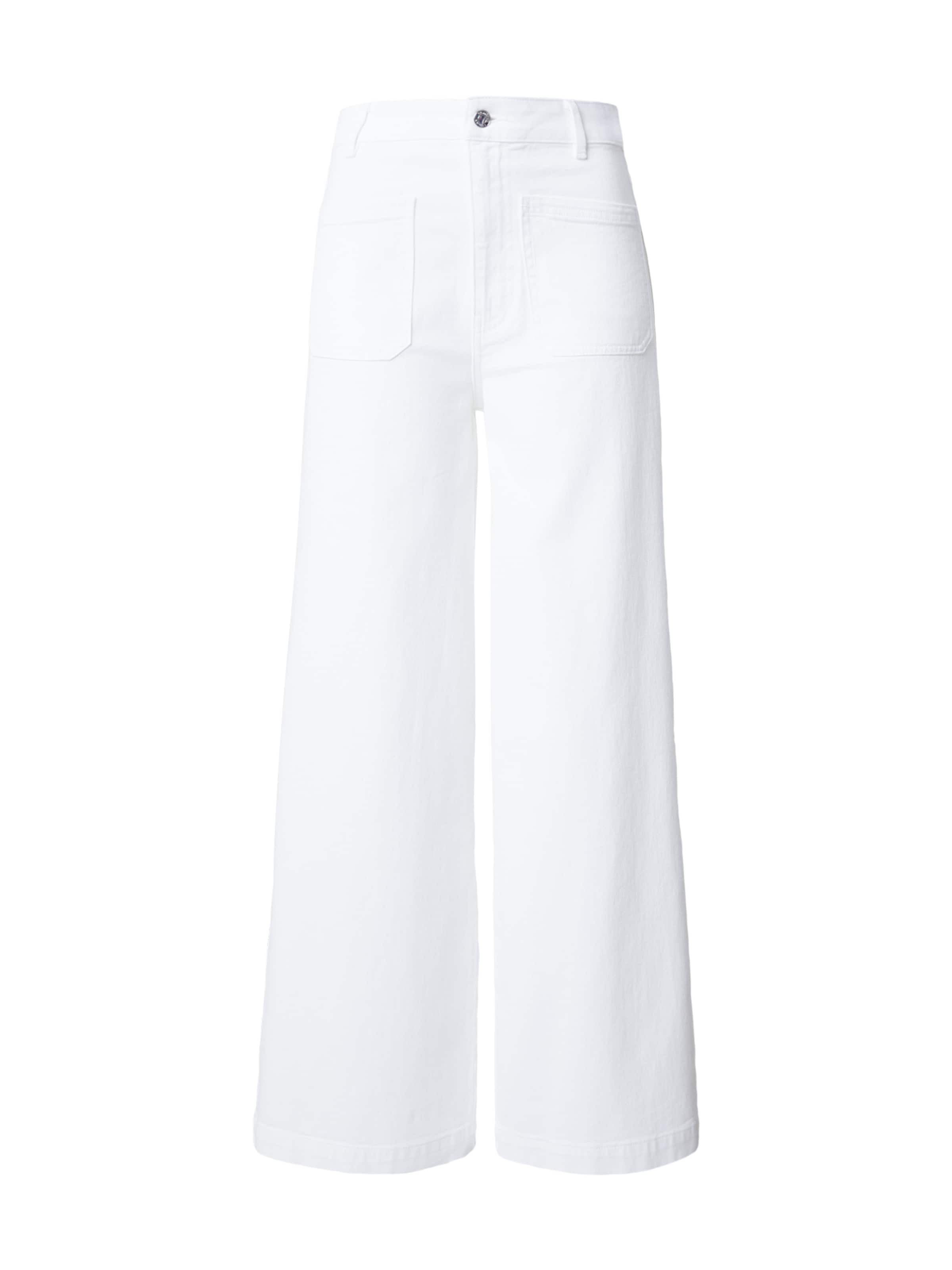 Loosefit Jean COMMA en blanc : devant