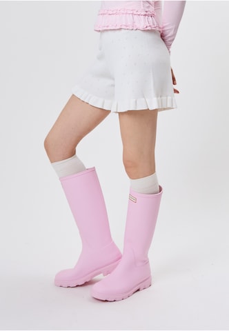 OH APRIL Wide leg Trousers in White