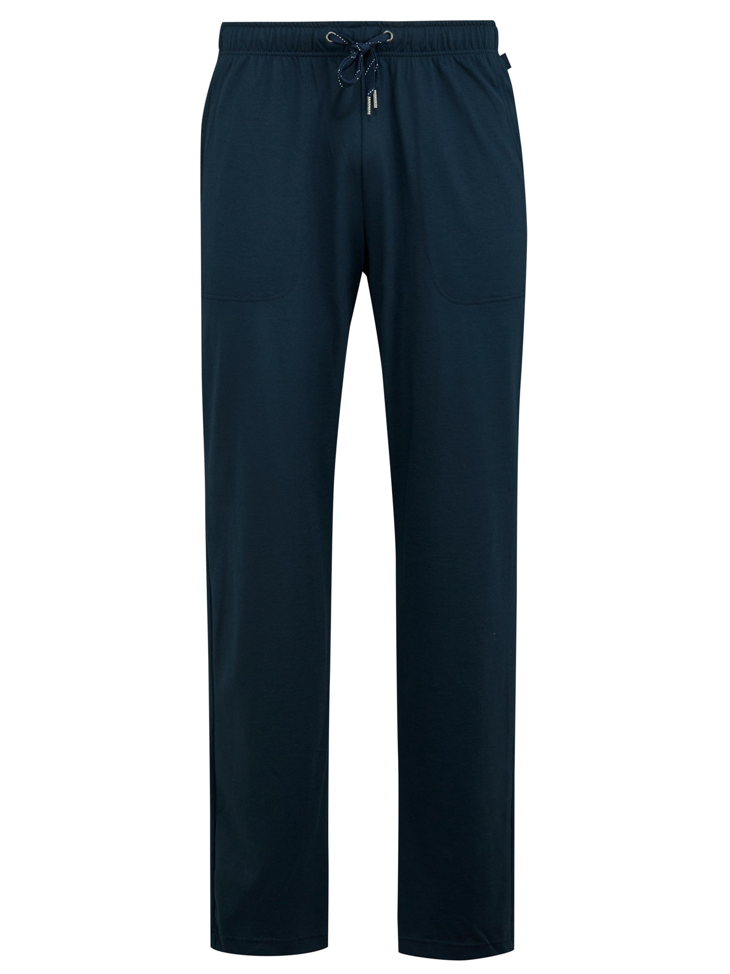 CALIDA Pajama Pants in Blue: front