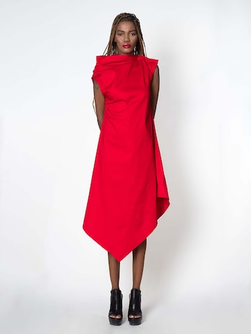 Metamorphoza Cocktail Dress in Red