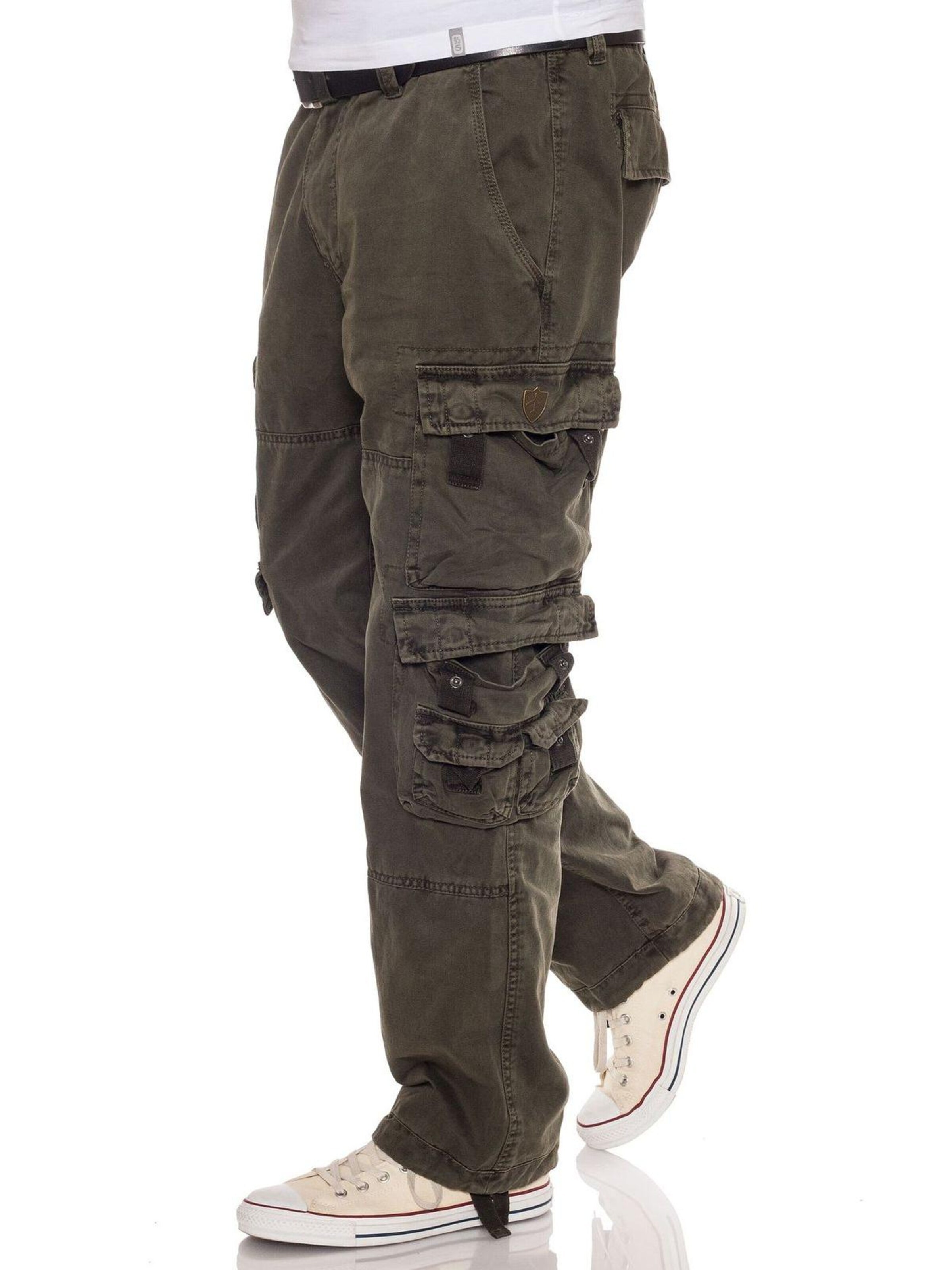 JET LAG Regular Cargo Pants 'FW 011' in Green