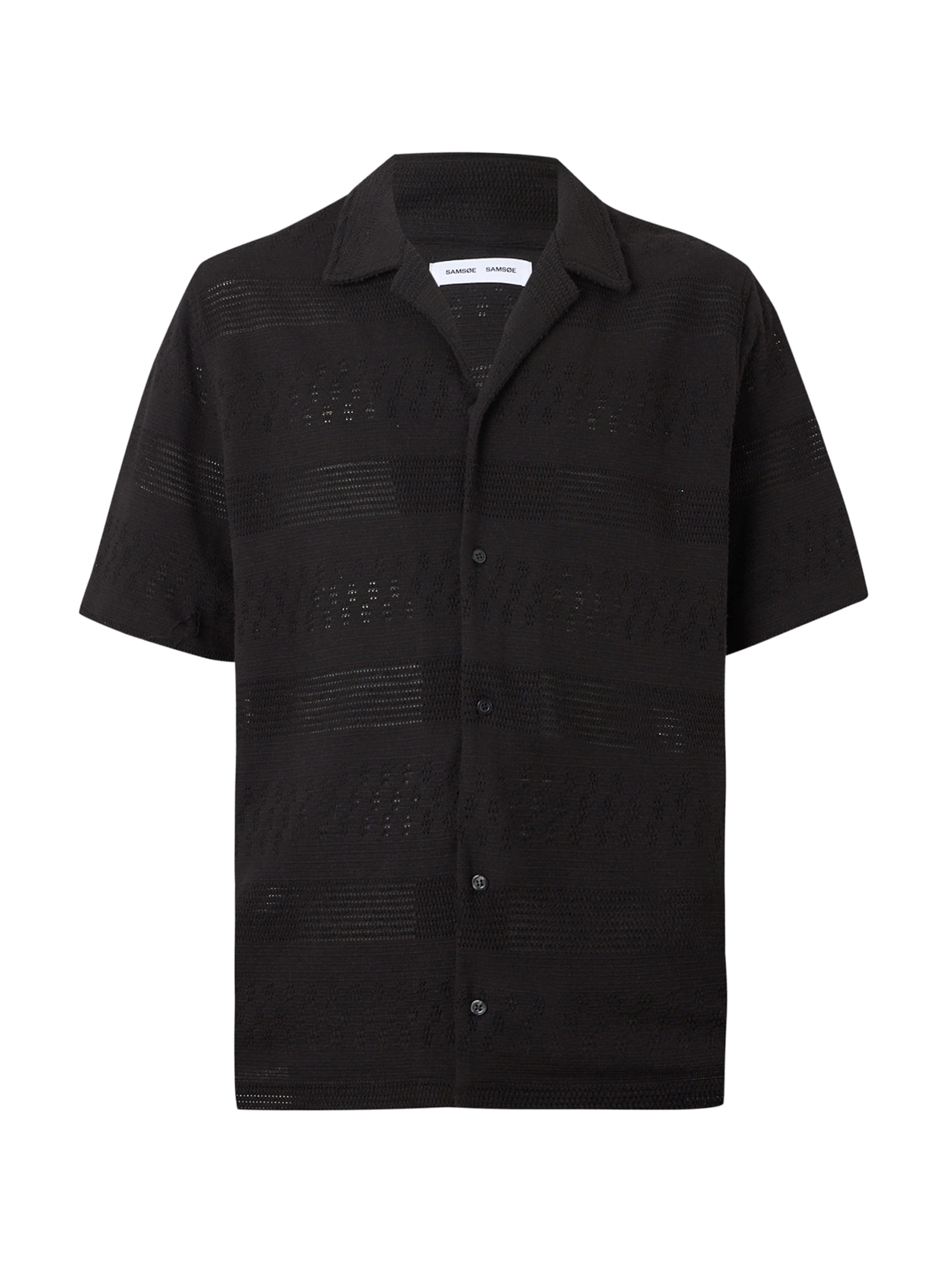 Camicia 'Martin' di Samsøe Samsøe in nero: frontale