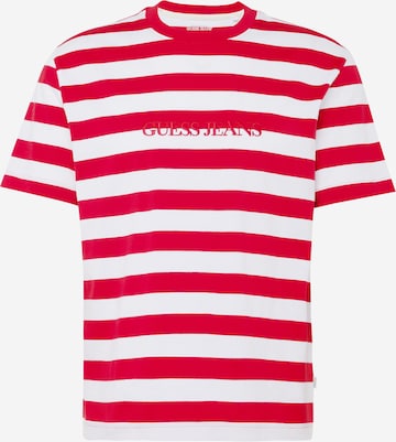 GUESS JEANSMajica - crvena boja: prednji dio