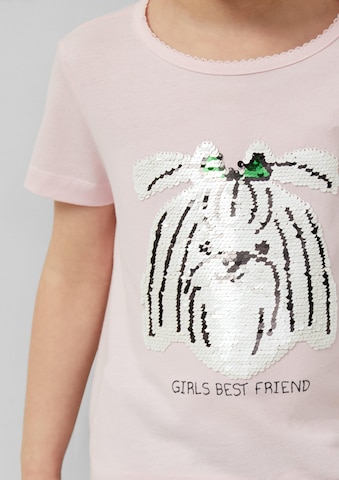 T-Shirt s.Oliver en rose