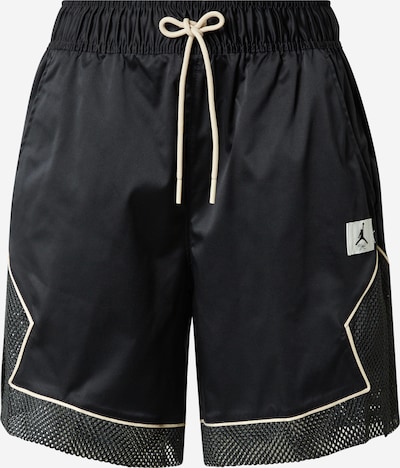 Jordan Pantalon de sport 'DIAMOND' en beige / noir, Vue avec produit