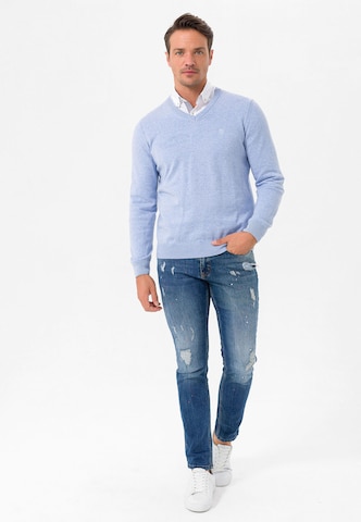 Jimmy Sanders Pullover in Blau