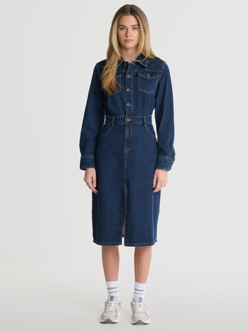 BIG STAR Blousejurk 'Laylana' in Blauw: voorkant