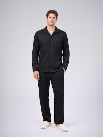 Pigiama lungo 'Pantoneclo Men’s Nightwear Set' di PANTONECLO in nero