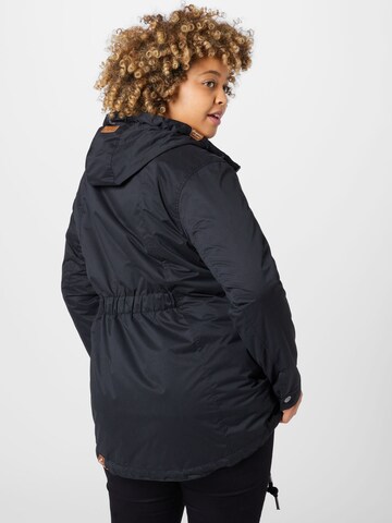 Ragwear Plus Between-Season Jacket 'ZUZKA' in Black